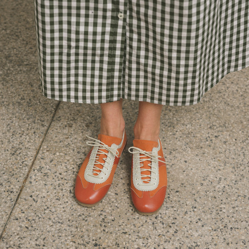 Milano Sneakers, apricot nubuck| Balagan Studio