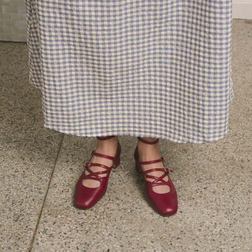 Alis Heels, claret | Balagan Studio