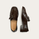 Billie Flats, glossy brown