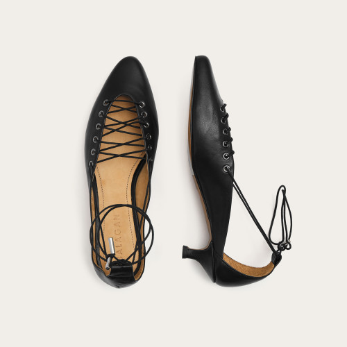 Linda Kitten Heel, black | Balagan Studio