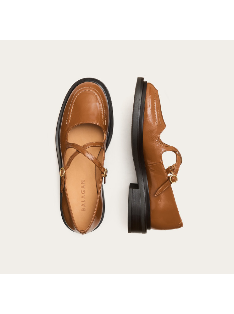 Mia Flats, glossy caramel | Balagan Studio