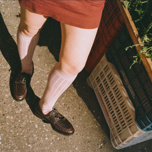 Yacht Flats, brown croco | Balagan Studio