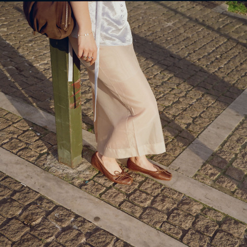 Prima Ballerina, caramel croco | Balagan Studio