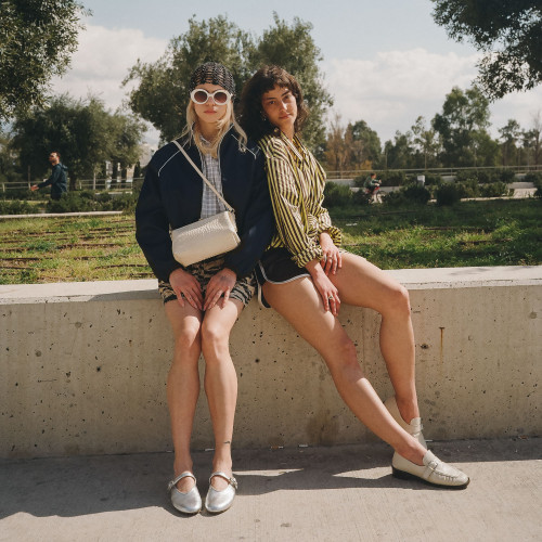 Rofe Bag M, cream croco| Balagan Studio