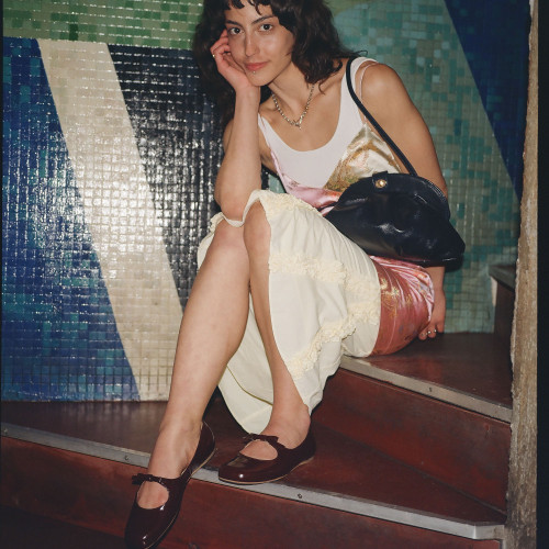 Amalia Ballerina, glossy bordo | Balagan Studio