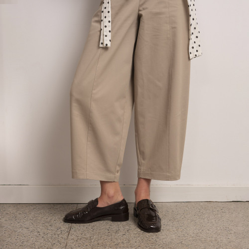 Billie Flats, glossy brown | Balagan Studio