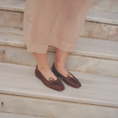 Prima Ballerina, caramel croco | Balagan Studio