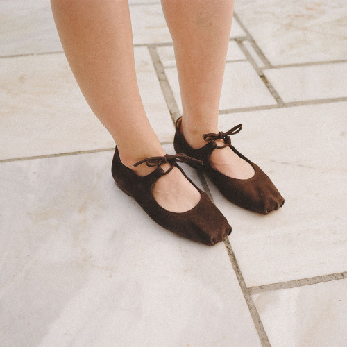 Batsheva Ballerina, dark chocolate velvet | Balagan Studio