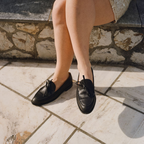 Raphael Flats, black rustic| Balagan Studio