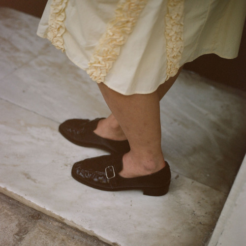 Billie Flats, glossy brown | Balagan Studio