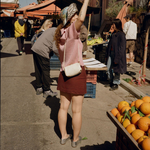 Rofe torebka S, śmietankowy wzór krokodyla | Balagan Studio