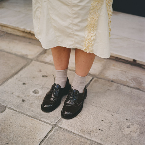 Deck półbuty, brązowy połysk | Balagan Studio