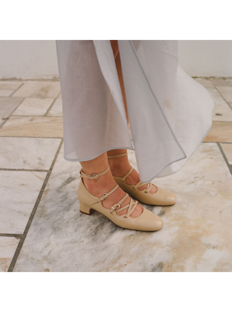 Alis Heels, beige | Balagan Studio