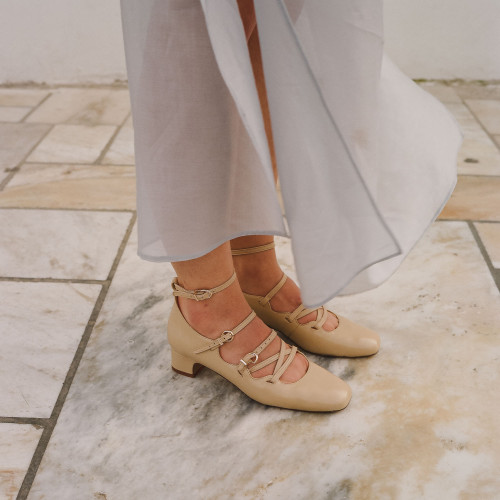 Alis czółenka, beżowy  | Balagan Studio