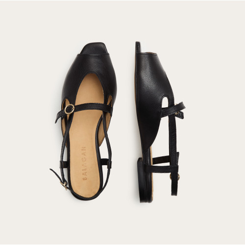 Athena Sandals, black | Balagan Studio