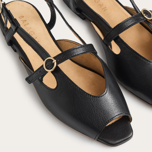 Athena Sandals, black | Balagan Studio