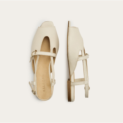 Athena Sandals, cream | Balagan Studio