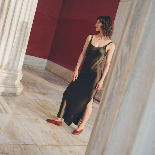 Opera Ballerina, brown alligator pattern | Balagan Studio