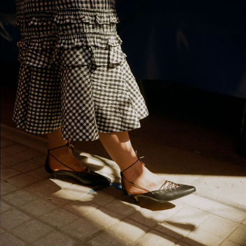 Linda Kitten Heel, black | Balagan Studio