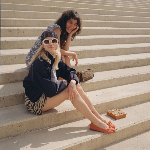 Prima baleriny, brzoskwiniowy nubuk | Balagan Studio