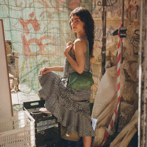 Rofe Bag M, green | Balagan Studio