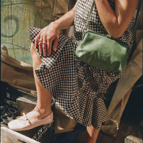 Amalia baleriny, pudrowy róż połysk | Balagan Studio