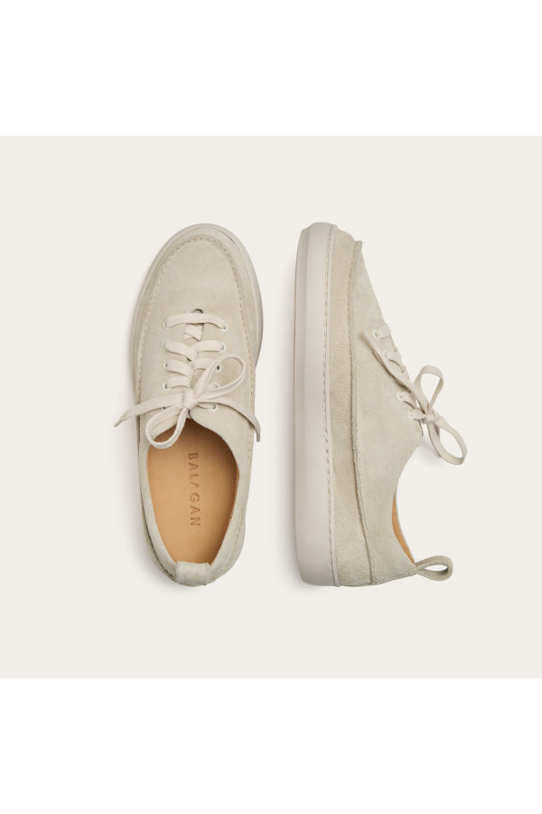 Riva sneakersy, jasny welur | Balagan Studio