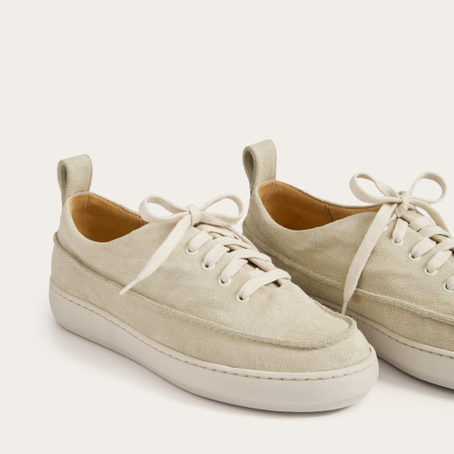 Riva sneakersy, jasny welur | Balagan Studio