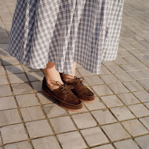 Tefer Flats, dark chocolate velvet | Balagan Studio