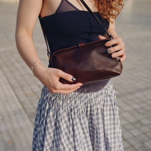 Rofe Bag M, deep brown | Balagan Studio