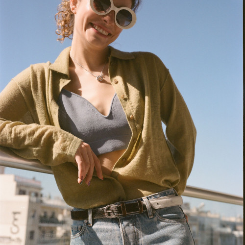 Belt №6, cow print | Balagan Studio