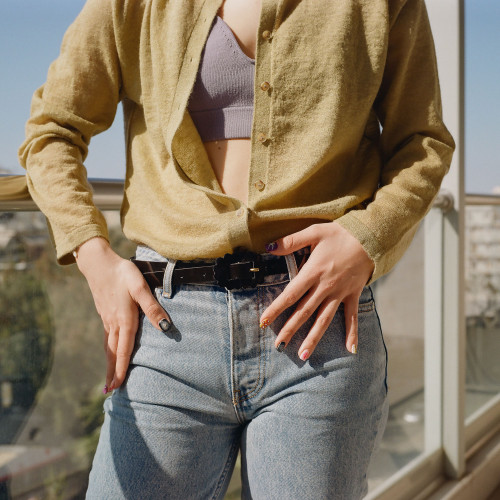 Pasek №8, czarny połysk | Balagan Studio