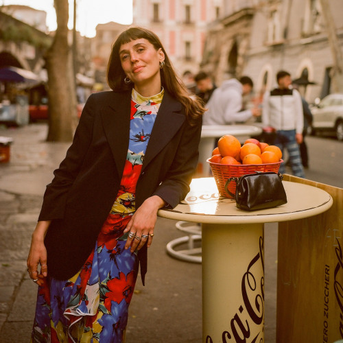 Rofe torebka S, czarny błysk | Balagan Studio