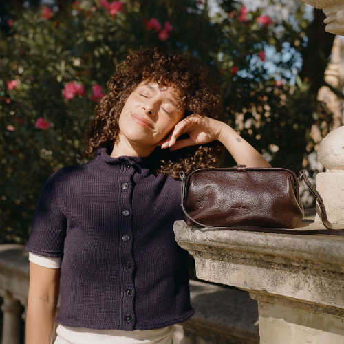 Rofe Bag M, deep brown | Balagan Studio