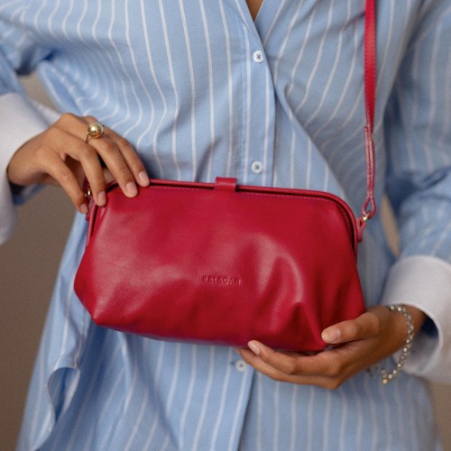 Rofe Bag M, raspberry | Balagan Studio
