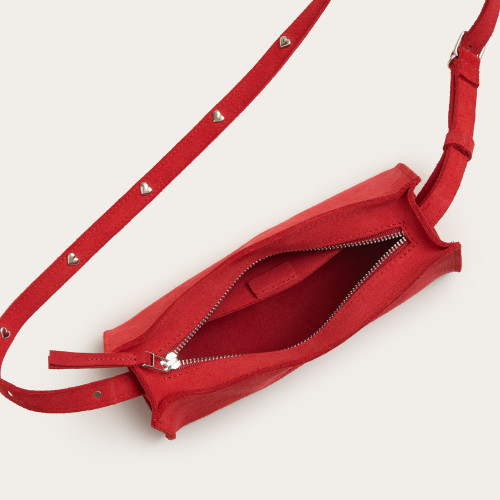 Minnie torebka S, czerwony welur Balagan ♡ She is Sunday | Balagan Studio