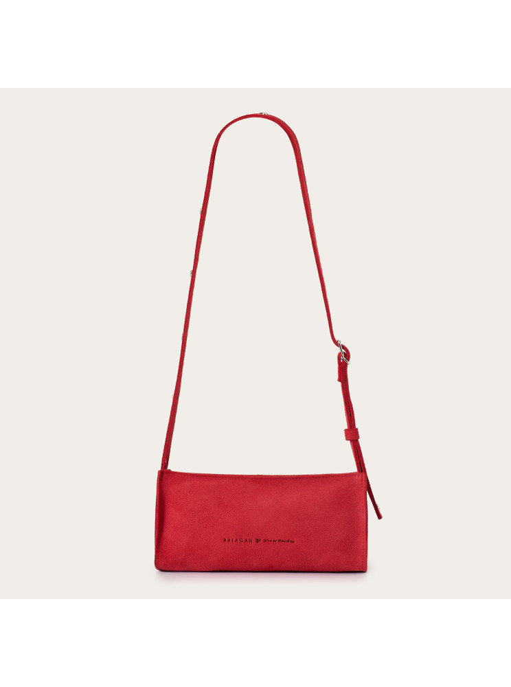 Minnie torebka S, czerwony welur Balagan ♡ She is Sunday | Balagan Studio