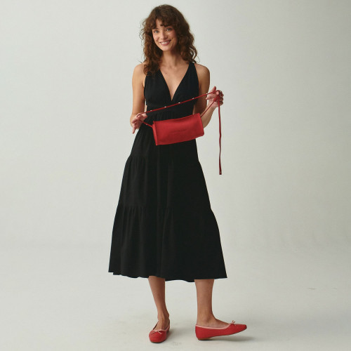 Minnie Bag S, red velvet Balagan ♡ She is Sunday | Balagan Studio