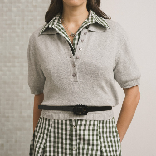 Belt №8, glossy black | Balagan Studio