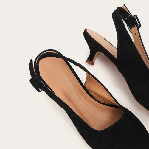 Viva Heels, black suede | Balagan Studio