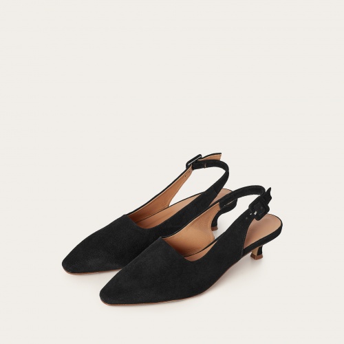 Viva Heels, black suede | Balagan Studio