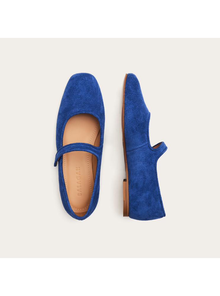 Pass baleriny, chabrowy welur | Balagan Studio