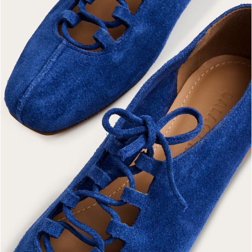 Roma Ballerina, cornflower velvet | Balagan Studio