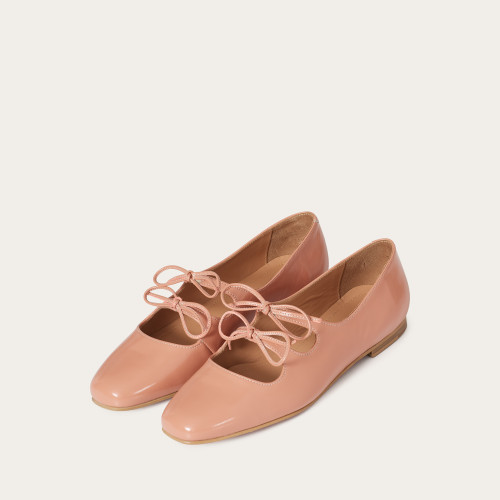 Shirley Ballerina, apricot gloss | Balagan Studio