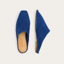 Bayit Slides, cornflower velvet