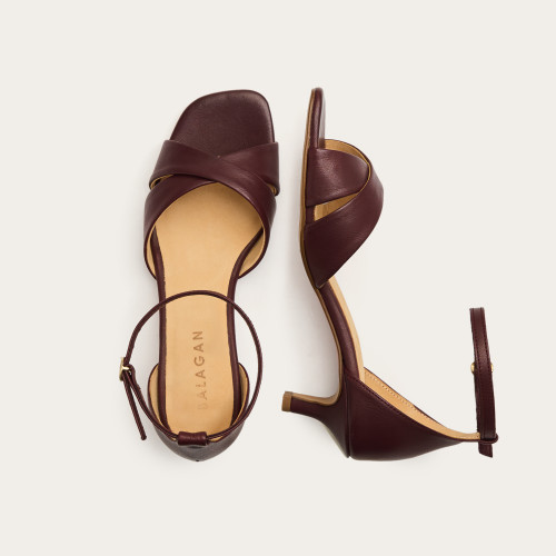 Shosh Sandals, claret | Balagan Studio