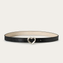 Love Belt, black croco