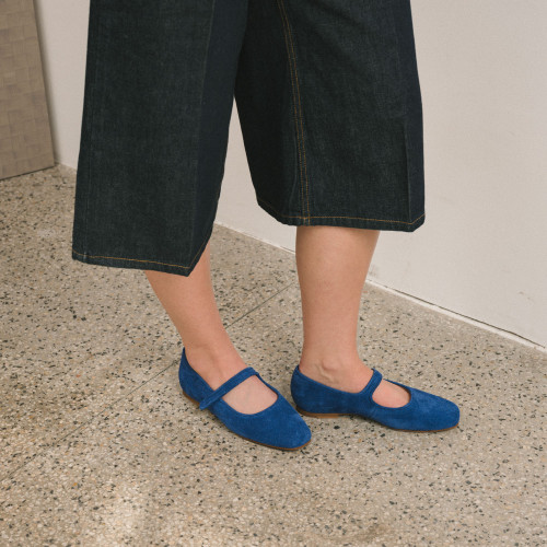 Pass Ballerina, cornflower velvet | Balagan Studio