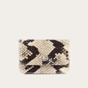Pin wallet, off white python pattern