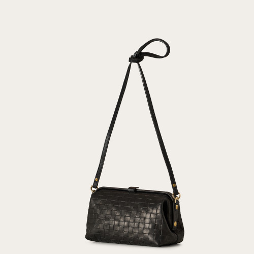 Rofe Bag M, matte black braid | Balagan Studio